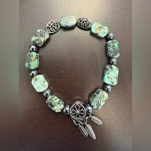 Natural African Turquoise Bracelet